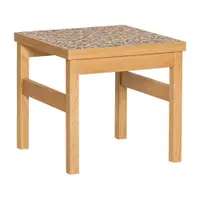 Măsuță auxiliară cu aspect de lemn de stejar 40x40 cm Confetti – Hübsch