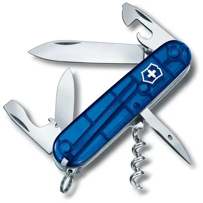 Cuțit de buzunar elvețian Victorinox - Spartan, 12 functii, albastru