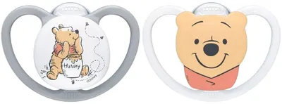 Suzete din silicon NUK Perfect Match Air - 6-18 luni, 2 bucăți, Winnie the Pooh