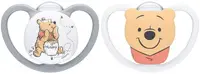 Suzete din silicon NUK Perfect Match Air - 6-18 luni, 2 bucăți, Winnie the Pooh