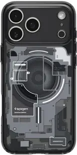 Husă Spigen - Ultra Hybrid MagSafe, iPhone 17 Pro, Zero One Black