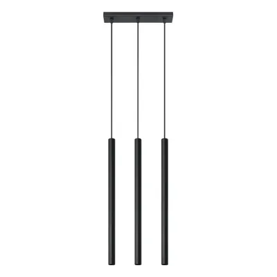 Lustră Sollux Fideus, lungime 30 cm, negru
