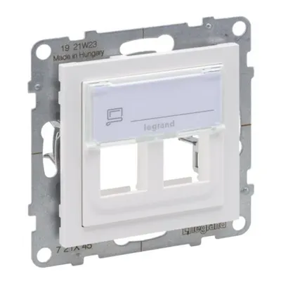 Adaptor Keystone dublu. Alb