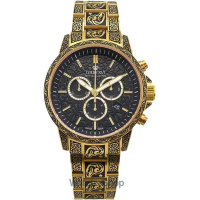 Ceas Louis XVI Louis XVI LXVI1700 Mens Watch Palais Royale inked Chronograph 43mm 10ATM