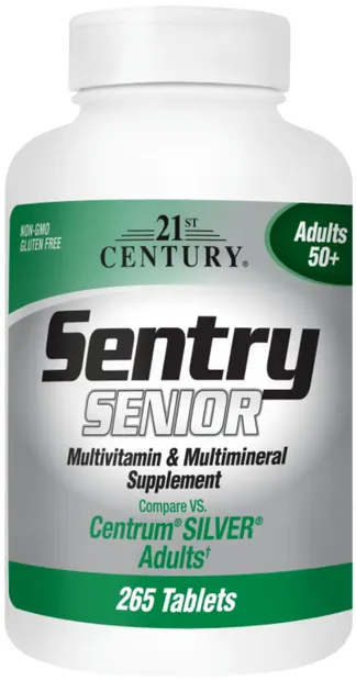Sentry Senior Multivitamin & Multimineral, 265 tablete, 21st Century