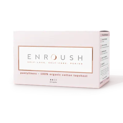 Absorbante zilnice din bumbac Organic, 24 bucati, Enroush