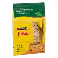 FRISKIES Cat, Adult, Pisica, Pui si Legume, 10 kg