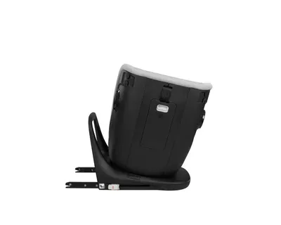 Scaun auto cu isofix pentru copii KikkaBoo i-View i-SIZE Light Grey 40-150 cm,recomandat de la nastere,rear facing pana la 105 cm,pozitie de somn,sezut rotativ,SPS,tetiera reglabila