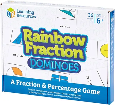 Kit educațional Learning Resources - Domino Rainbow