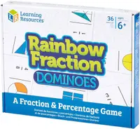 Kit educațional Learning Resources - Domino Rainbow