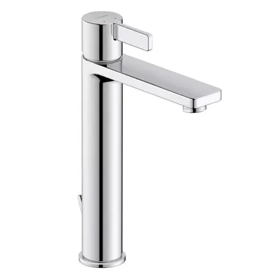 Baterie lavoar Duravit D-Neo DE1030001010, marime XL, cartus ceramic, monocomanda, 270 mm, ventil, Crom lucios