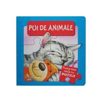 Prima mea carte cu puzzle. Pui de animale - Hardcover - ***