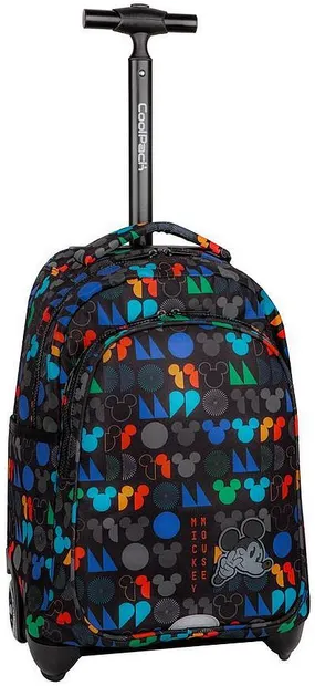 Ghiozdan școlar cu roți Cool Pack Jack - Mickey Mouse, 24 l