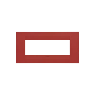 Ornament Geo - in Varnished Technopolymer - 6 Module- Ruby - Chorus