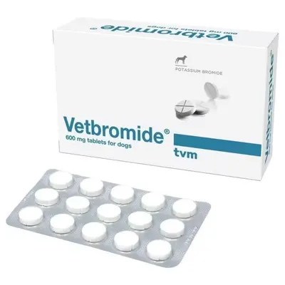 Agent antiepileptic, Vetbromide, 600 mg/ 60 tablete