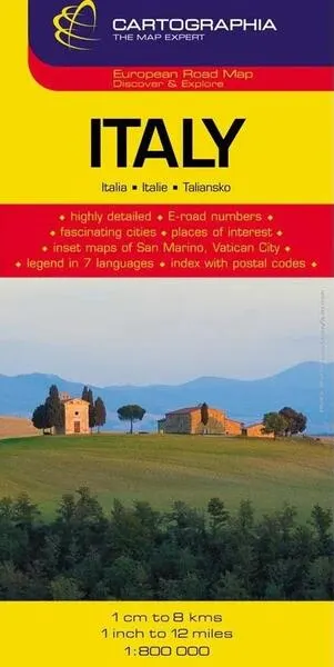Hartă rutieră Italia - Paperback - ***