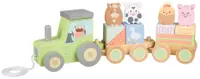 Jucărie din lemn pentru tragere Orange Tree Toys - Animale de fermă