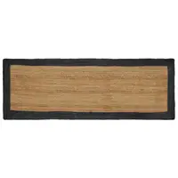 vidaXL Covor de zonă Gri închis 80 x 200 cm Iută