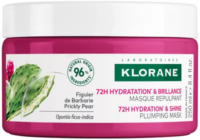Klorane Prickly Pear Mască pentru hidratare și volum, 250 ml