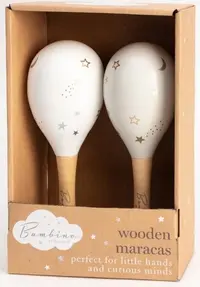Jucarie din lemn Maracas Widdop - Bambino, Twinkle, Twinkle