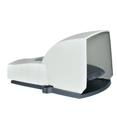 Intreruptor Pedala Simplu - Ip66 - Cu Capac - Plastic - Gri - 2Ni + 2Nd