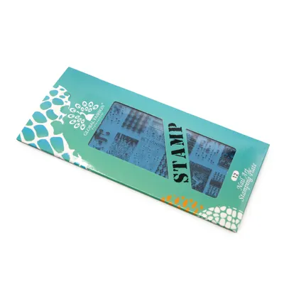 Matrita pentru stampila unghii de Anul Nou #12, Global Fashion, L36, 12,5*6,5 cm Engros