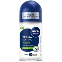 Antiperspirant Roll-On Nivea Men, Derma Control Sensitive, 72 h, 50 ml