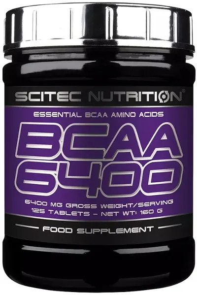 BCAA 6400, 125 tablete, Scitec Nutrition