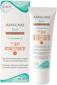 Synchroline Aknicare Cremă de protecție solară colorată pentru ten gras, SPF30, 50 ml