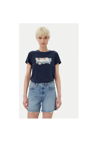 Tricou dama Levi S - A2086-0361 - Bumbac - Bleumarin - Bleumarin
