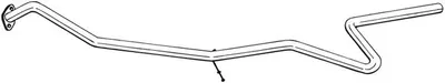 Teava evacuare mijloc (x2190mm) FORD FIESTA V, FUSION; MAZDA 2 1.4D intre 2001-2012