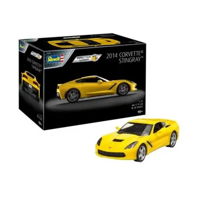 Kit model 2014 Corvette Stingray 466 CP sistem Easy click fara lipire, multicolor, pentru 10 ani+, Revell RV07825
