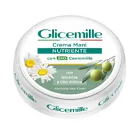 Crema nutritiva pentru maini cu glicerina, musetel bio si ulei de masline, 100ml, Glicemille