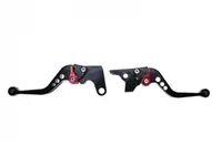 Set 2 manete frana si ambreiaj reglabile Yamaha FZ6 04-10 FZ8 11-15 MT07 14-16 MT09 14-16, culoare negru