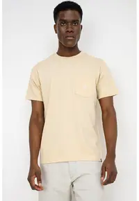 ’47 - Tricou cu buzunar aplicat Neyyan Micro - Bej