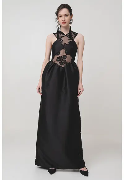 Rochie maxi eleganta - Negru