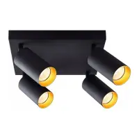 Plafoniera de tavan, 4 becuri x 35W, soclu GU10, rotatie 350 grade