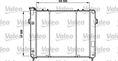 Radiator motor potrivit JEEP CHEROKEE, GRAND CHEROKEE I, GRAND CHEROKEE II 4.0