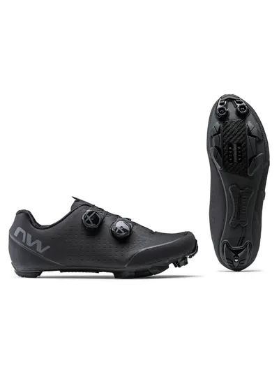 Pantofi ciclism MTB XC - Rebel 3 - Black