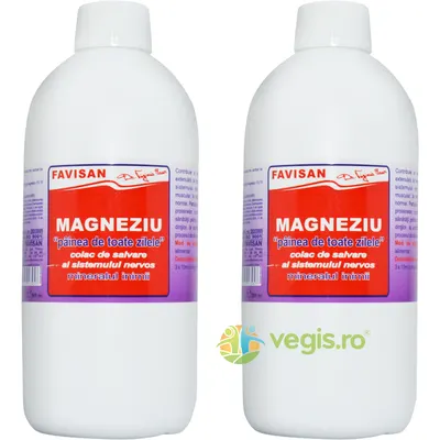 Pachet Magneziu Lichid 500ml + 500ml