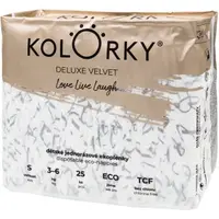 Kolorky Deluxe Velvet Love Live Laugh scutece ECO de unică folosință