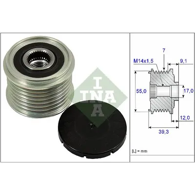 Sistem roata libera, generator INA 535 0260 10