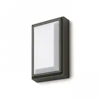 DELTA RC Corp de iluminat aplica gri antracit 230V E27 18W IP54