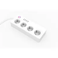 Prelungitor Smart Rovo A26, Wifi, 16A, 4 Prize Individuale, 4 USB Tuya, Alexa, Google Assistant / 0048544087385
