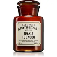 Paddywax Apothecary Teak & Tabacco lumânare parfumată