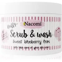 Nacomi Fluffy... Sweet Blueberry Foam exfoliant pentru corp