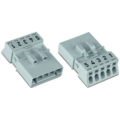 Plug; 5-pole; 1,50 mm²; pink