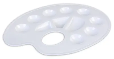 Paleta de plastic - pentru 11 culori
