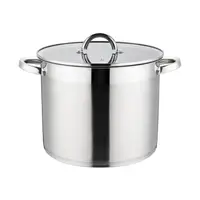 Oala din Inox cu Capac din Sticla, 26 cm, 10.90 l, Grunberg