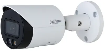 Cameră Dahua - IPC-HFW2249S-S-IL-0280B, 107°, albă